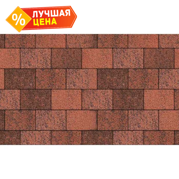 Плитка тротуарная Прямоугольник (Ла-Линия) Б.1.П.8 Листопад гранит Клинкер, 300х200х80 мм