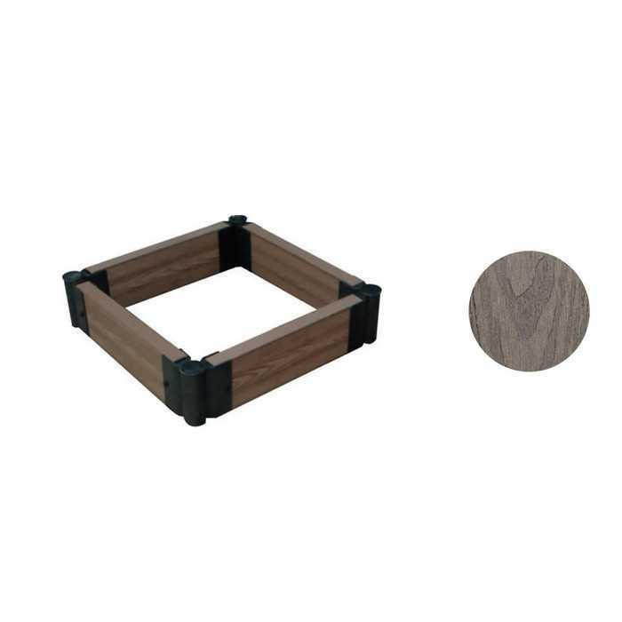 Комплект ограждения для клумбы CM Garden 600х600 мм Венге