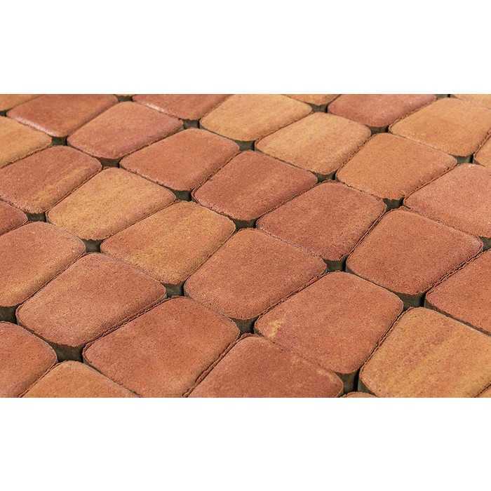 Плитка тротуарная BRAER Классико круговая Color Mix Рассвет, 73х110х115х60 мм